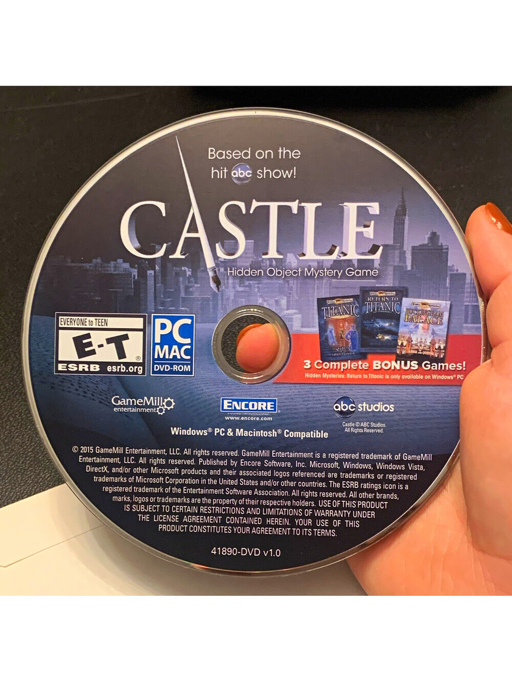 Encore Castle: Hidden Object Mystery Game (PC/Mac DVD-ROM 2015) Bonus Games
